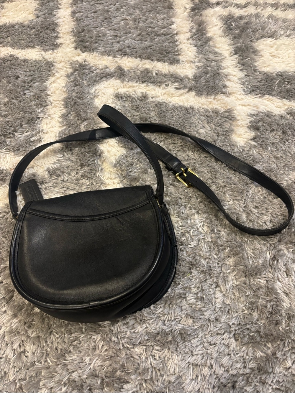 Vintage Watson black leather coach purse. - Picture 7 of 8